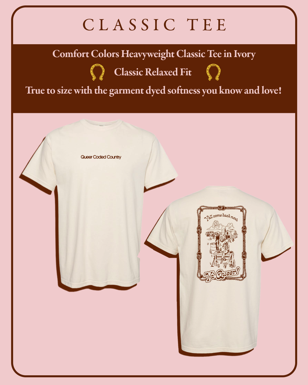 Queer Coded Country Classic Tee