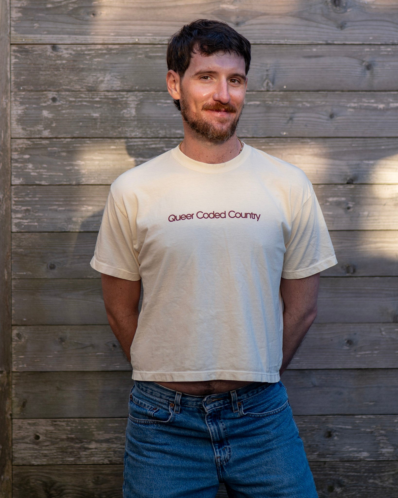 Queer Coded Country Cropped Tee