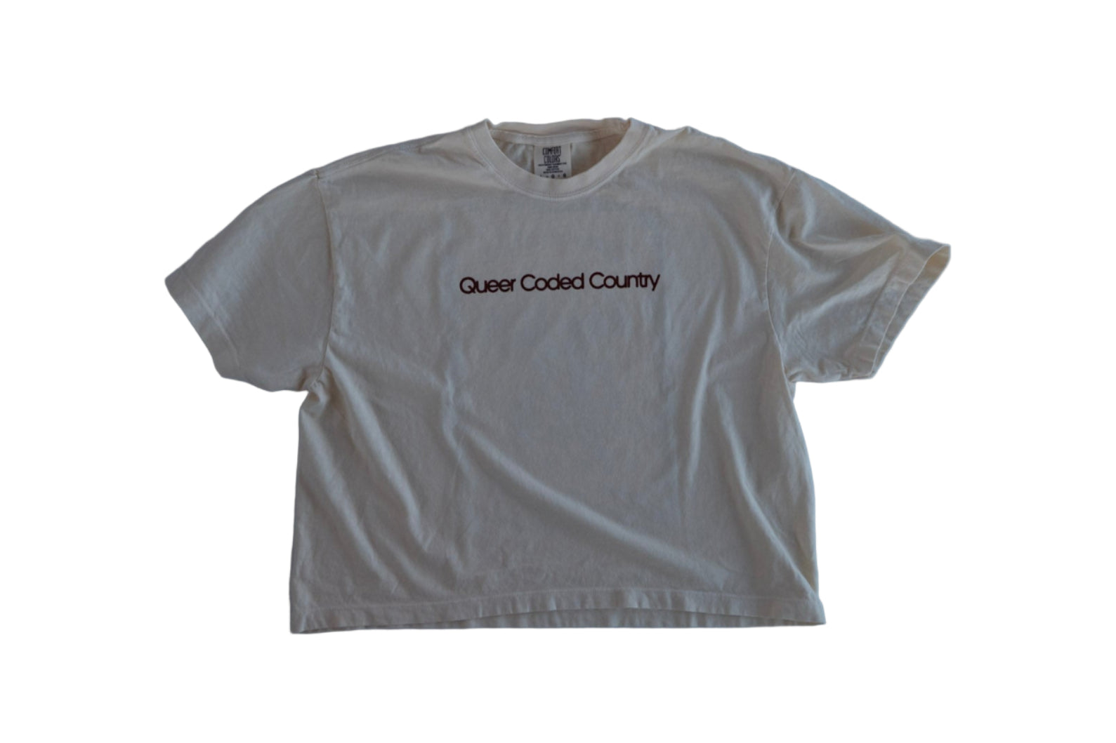 Queer Coded Country Cropped Tee