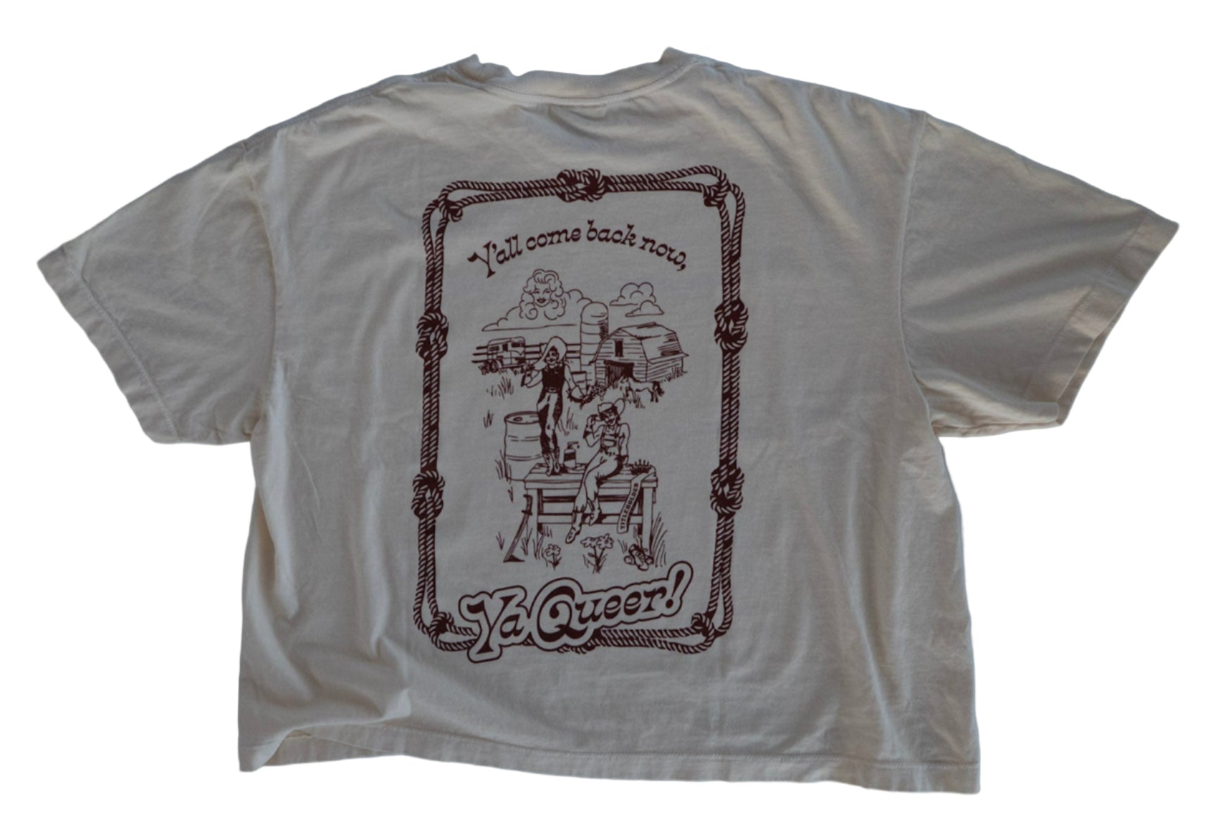 Queer Coded Country Cropped Tee